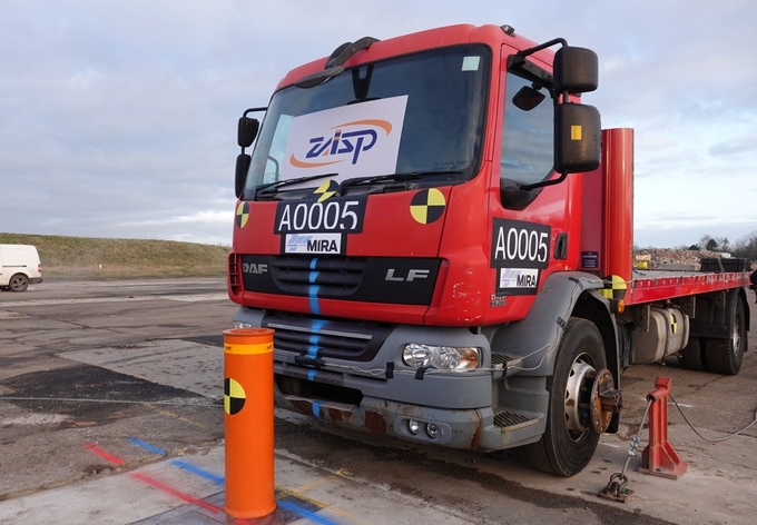 Hydraulic Automatic Bollard for Hostile Vehicle Mitigation and Anti-Terrorist Protection