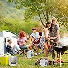 Collapsible water container,camping water jug,water storage,water container spigot,5 gal,portable