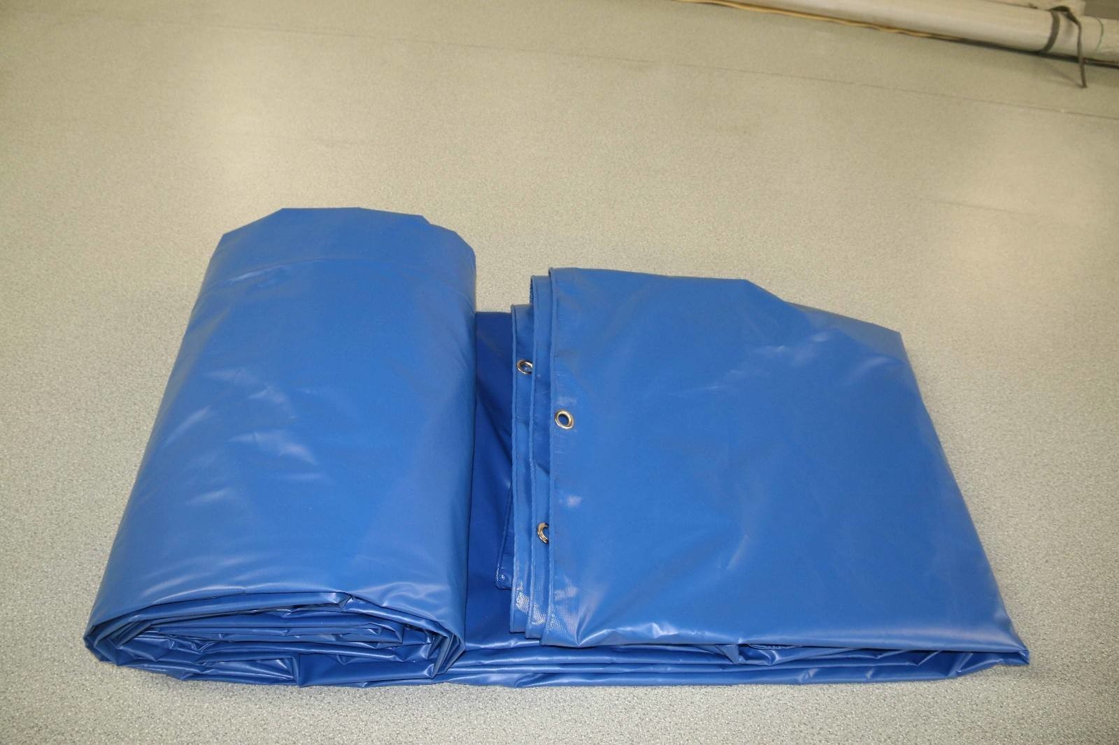 Sunshade Flame Retardant Tarpaulin 1000d x 1000d 18x18 Base Fabric High Strength Material