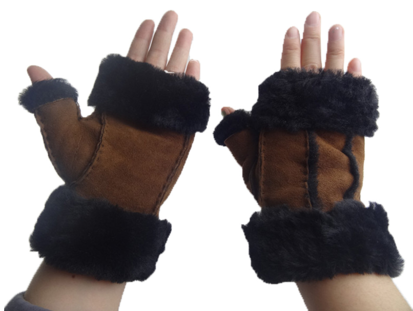 Wholesale cheap winter gloves mitten half finger gloves