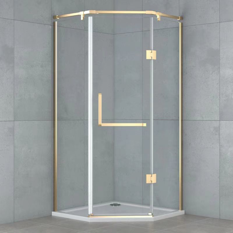 SUS201/304 Stainless Steel Frameless Shower Door Hinges Customizable