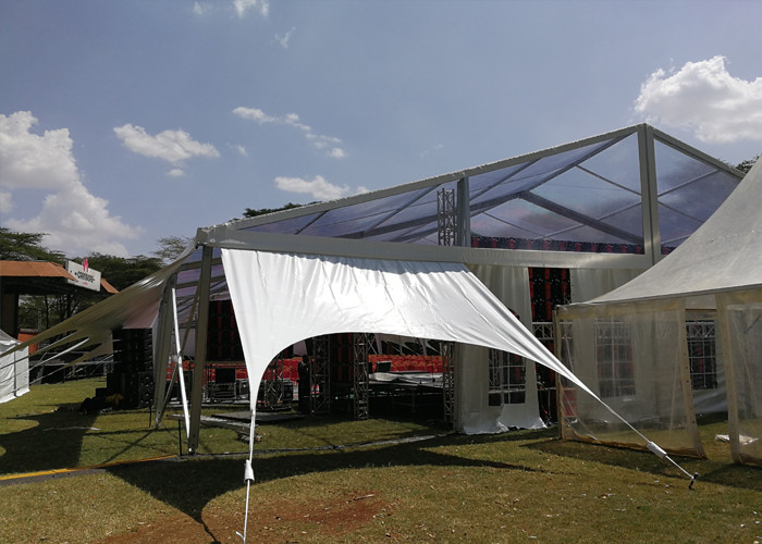 UV Proof Promotion 15x20m Clear Outdoor Tent With Side Flaps