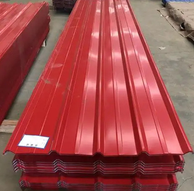 Galvalume Corrugated Color Coated Roofing Sheets AZ80 S320GD 0.85mm