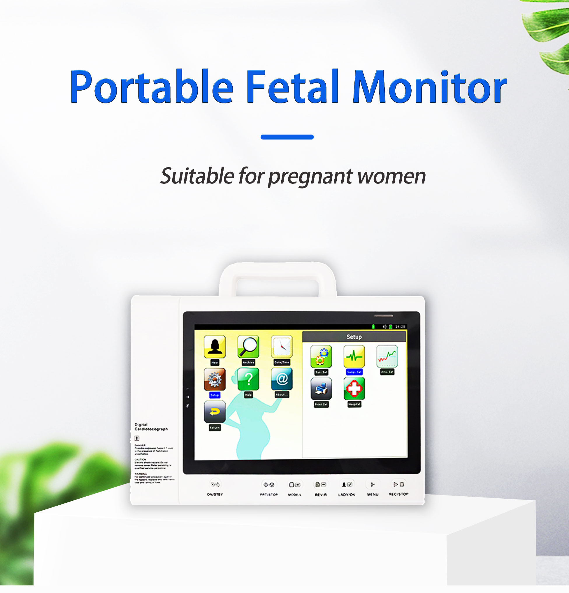 FM FHR TOCO CTG Machine Fetal Monitor