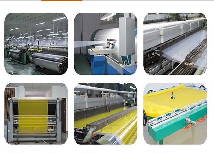 ISO14001 420mesh Polyester Printing Mesh Converntional Degreasing Antistanic