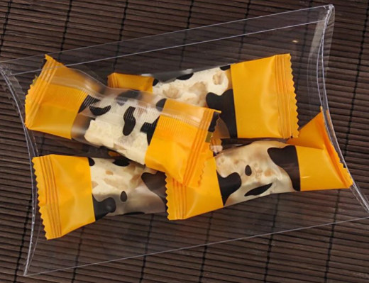 Clear Plastic PVC Display Box , Heat Seal PVC Candy Gift Box With 0.15-0.8 MM Thickness
