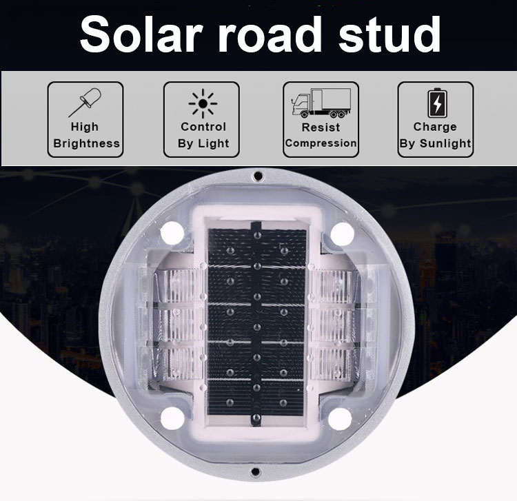 Customized Size Aluminium Road Stud Cat Eye Reflective Road Stud For Roadway Safety