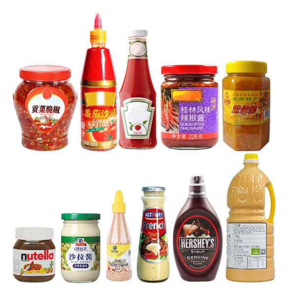 Ss304 Chili Sauce Filling Machine 220v 16 Head High Viscosity Paste