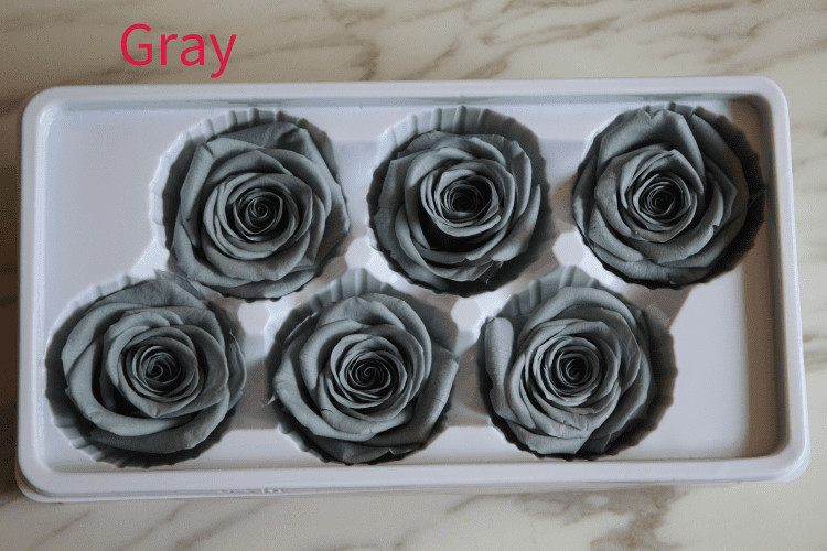 beautiful preserved rose flower A grade stabilized rose preserved long lasting eternal rose 4-5cm