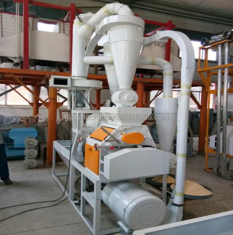 300kg per hour Corn Flour Mill with Competitive and Video Technical Support