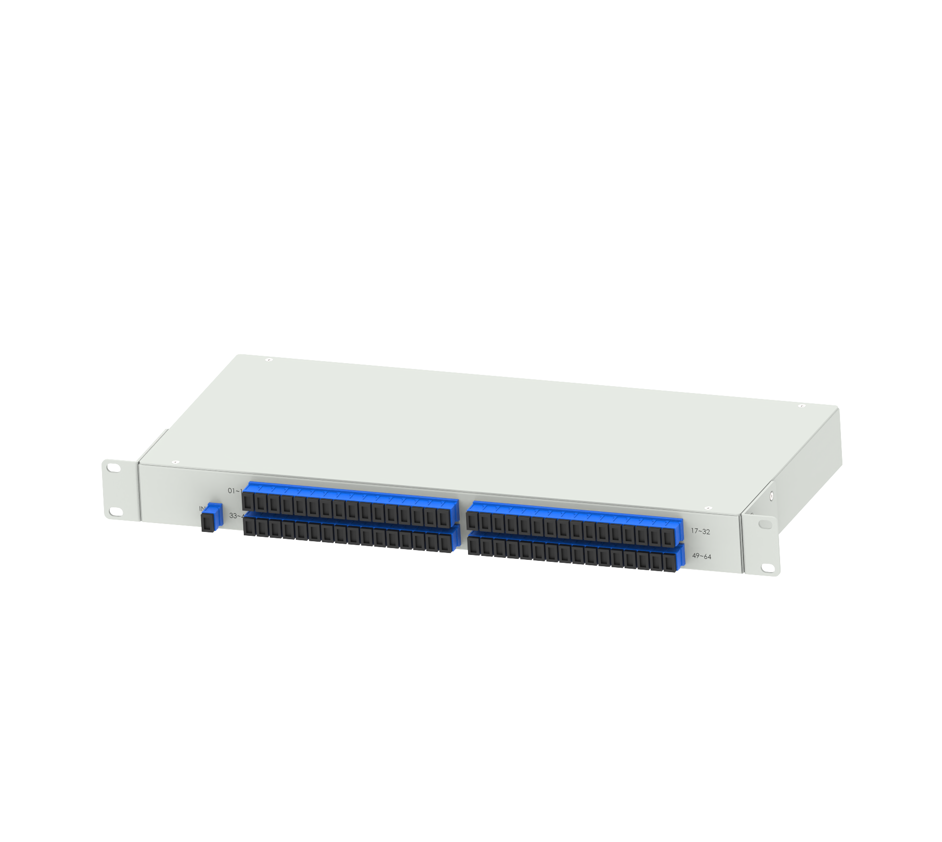 Data Center 19inch Fiber Optic Equipment SC UPC Type Optical Splitter Panel 5 Offered