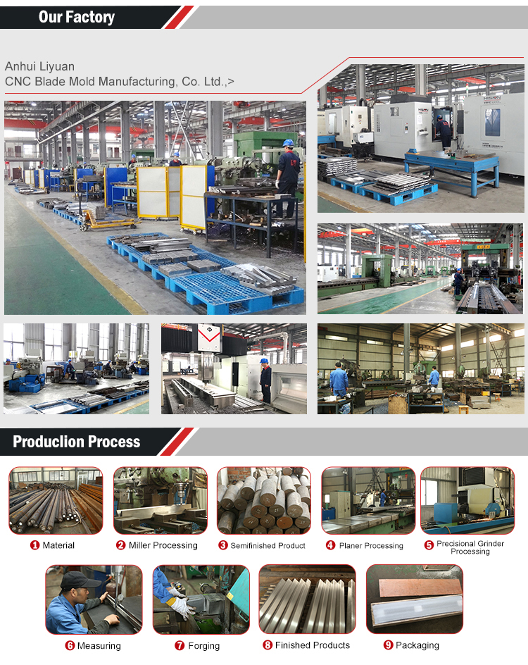 HRC45 HRC50 Custom Press Brake Tooling Door Mould Bending Punch And Die