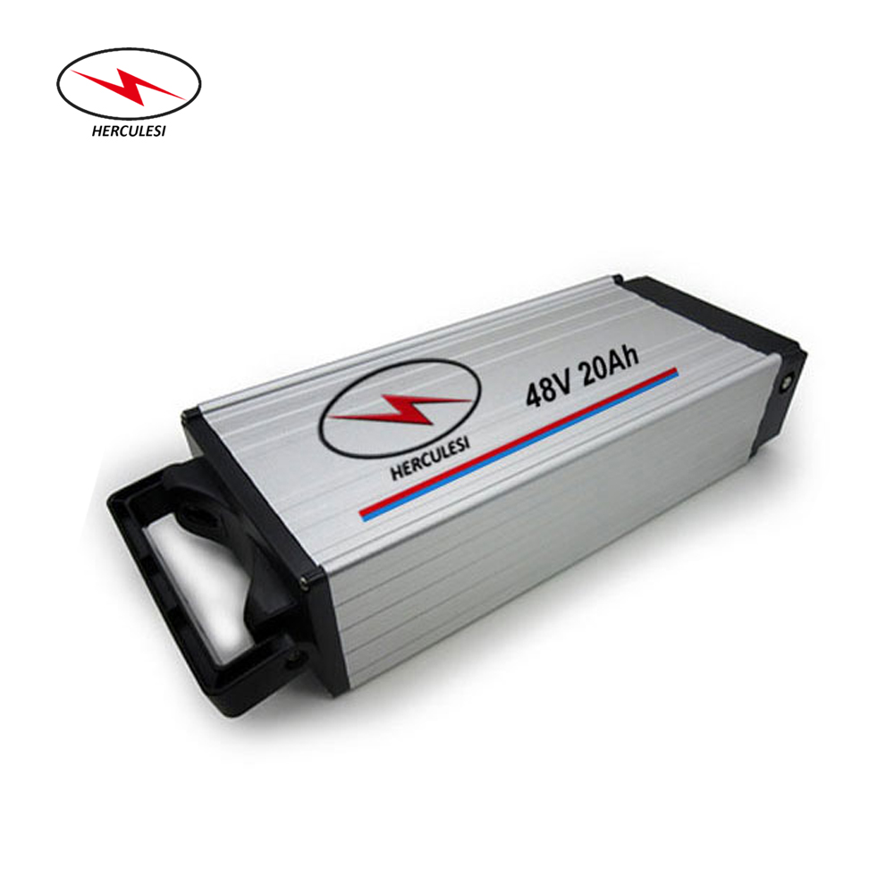 1000 Cycles 48V 20Ah 30Ah 2000W Rear Rack Ebike Battery
