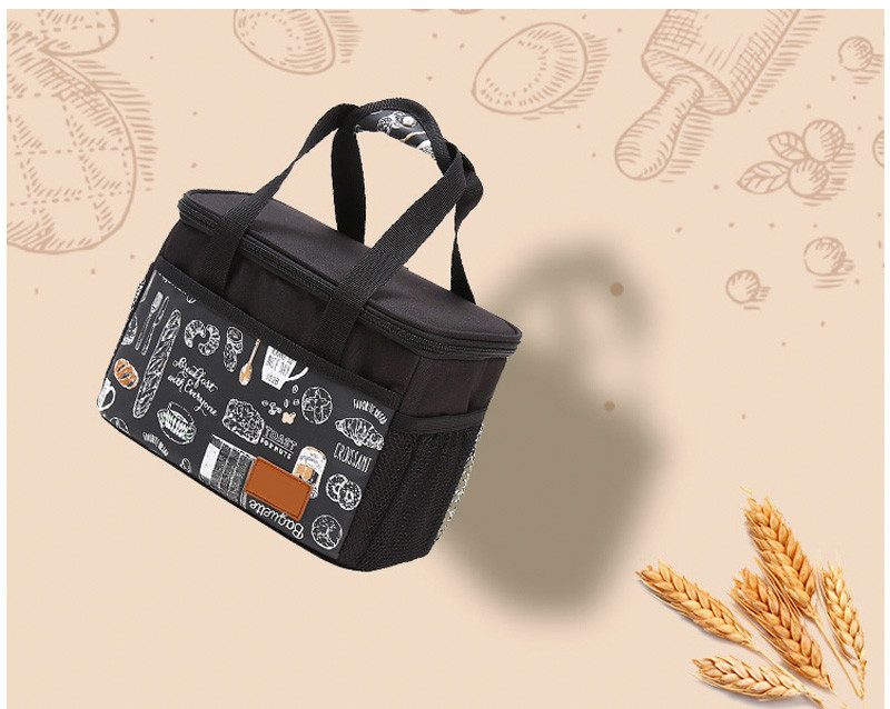 Waterproof Picnic Mesh Insulated Lunch Cooler Bags