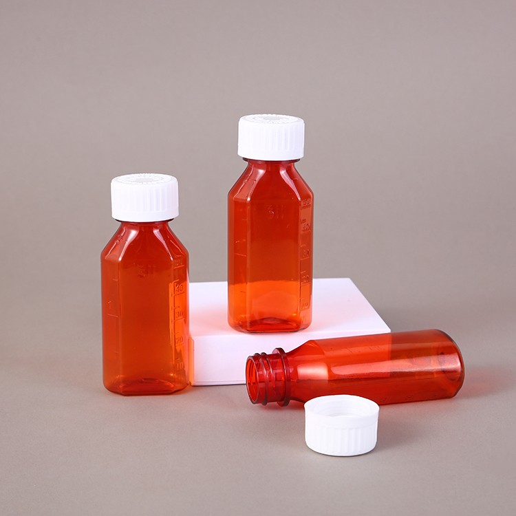 120CC HDPE Medicine Container Empty Plastic Bottle Packaging Capsules Tablet With Screw Caps Food Grade Pharmaceutical Bottle