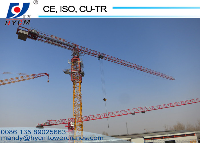 55m Jib 6/8ton 1.6*1.6*3m Split Mast Section QTP5515 Topless Flattop Tower Crane