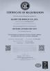 Glory On mould., Ltd Certifications