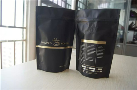 12oz White Side Gusset Coffee Packaging Bag With Valve / Custom Printing