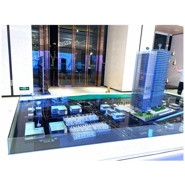 Urban Development 1:100 Scale Model Residential Towers Modern Architectural Models
