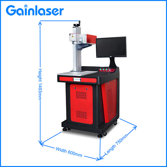 5W UV Laser Marking Equipment Manufacturers for White ABS , Black Plastic Parts , Transparent Plastic