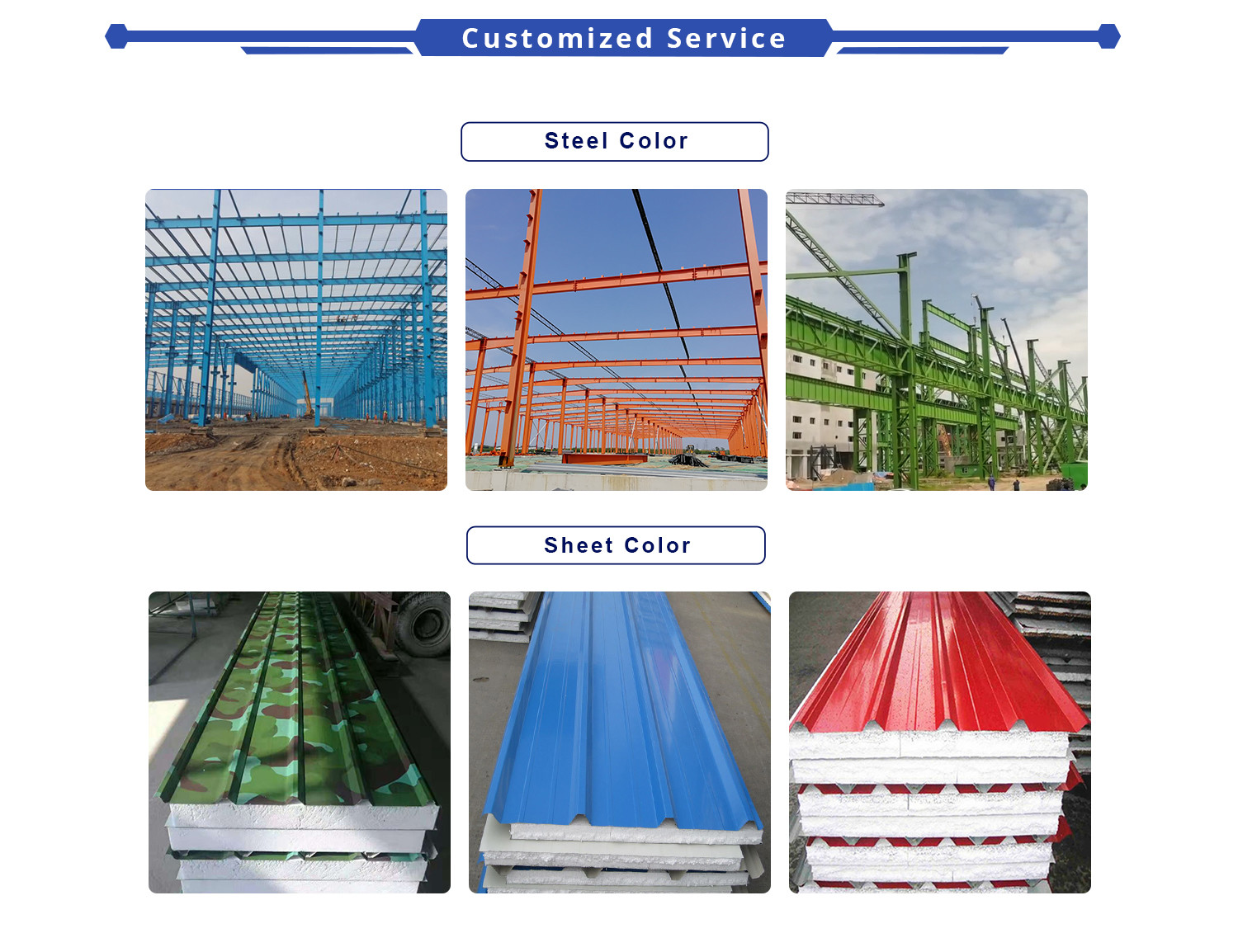 Pre Fab Ibeehive Heavy Steel Structure Building 60 X 100 Warehouse Metal Buildings