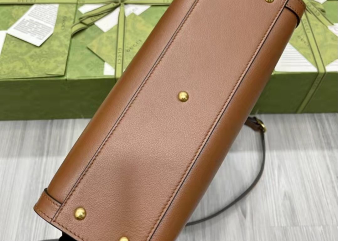 DIANA 27cm Length Bamboo Tote Bag Elegant Temperament Cross Body