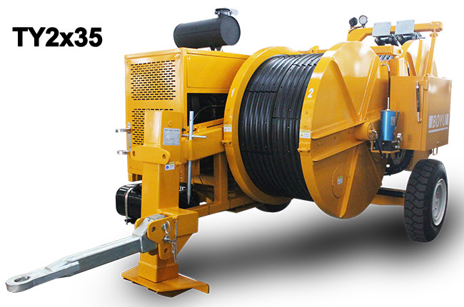 Hydraulic Tension Stringing Equipment Max Continuous Pull 2x35kn
