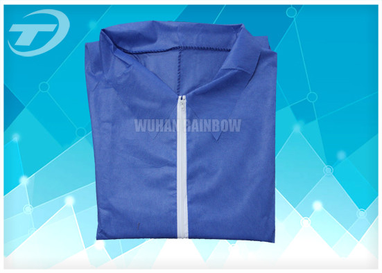Waterproof Protective Medical Disposable Visitor Coats PE With Different Size