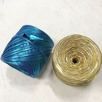 100% Polyester 1/0.3NM Metal Cloth Wire For Hand Knitting Storage Basket Bag