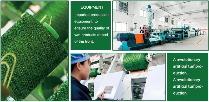 PE Monofilament Artificial Grass Yarn Synthetic Turf Raw Materials Fibrillated
