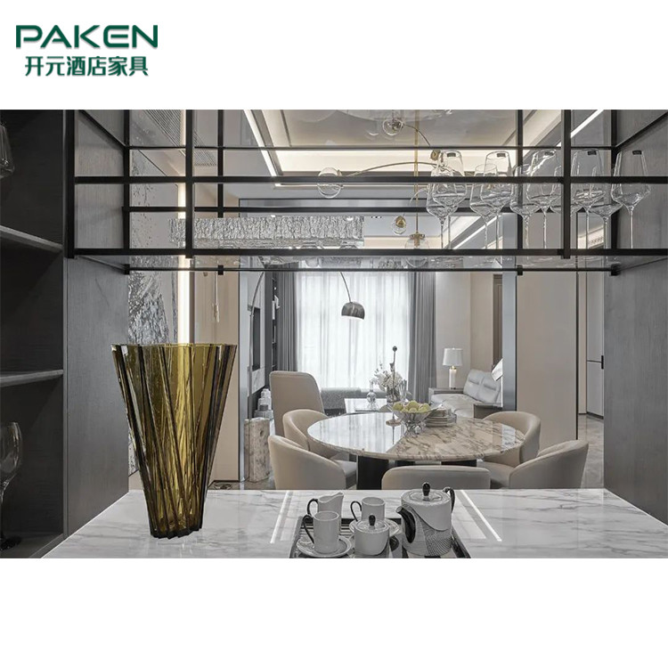 Fashion style with Khaki, Ivory Color Customize Modern Villa Furniture Living Room Furniture