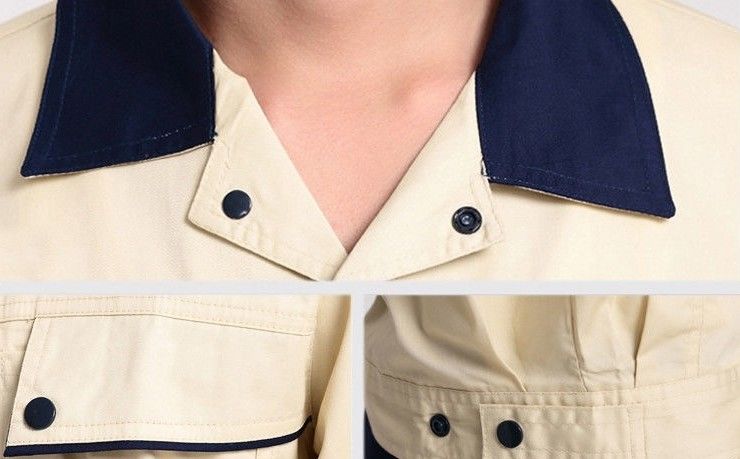 Concise Generous Custom Work Uniforms Short Sleeve Breathable For Buses Driver