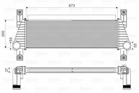 ALUMINUM INTERCOOLER core for Ford Ranger 2012 5271339 AB399L440AD Mazda BT50 OEM