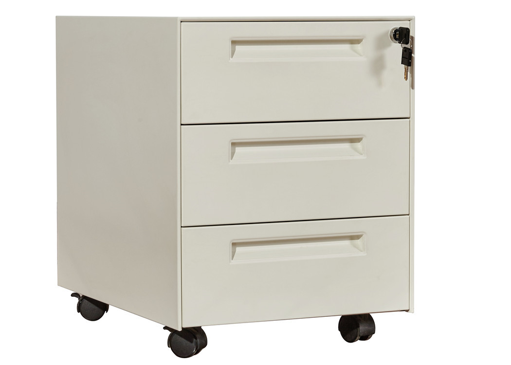 Wear Resistance 390mm Mobile Pedestal Cabinet Steel Office File Cabinet