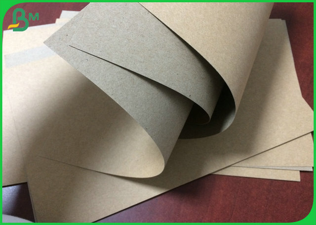 95 x 130cm Sheet Type 160GSM - 400GSM Brown Kraft Liner Board For Courier Carton 