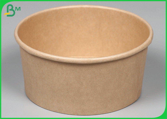 Food Grade PE Coated 300g Kraft Paper For Takeout Bowl  Durability 
