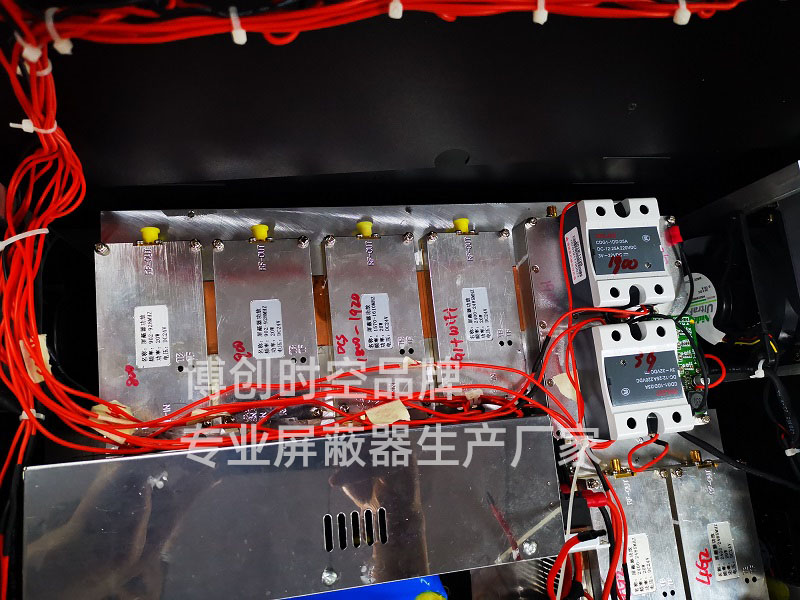 160W high-power Mobile Phone Signal Jammer 2G. 3g.4g.gps.wifi shielded jammer single channel frequency band switch contr