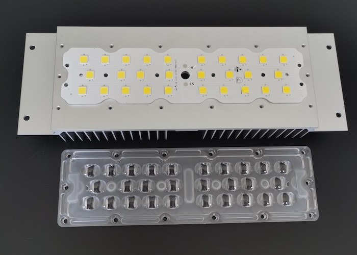 7070 SMD LED Street Light Module 158x103 Degree 60W Emitting White Light