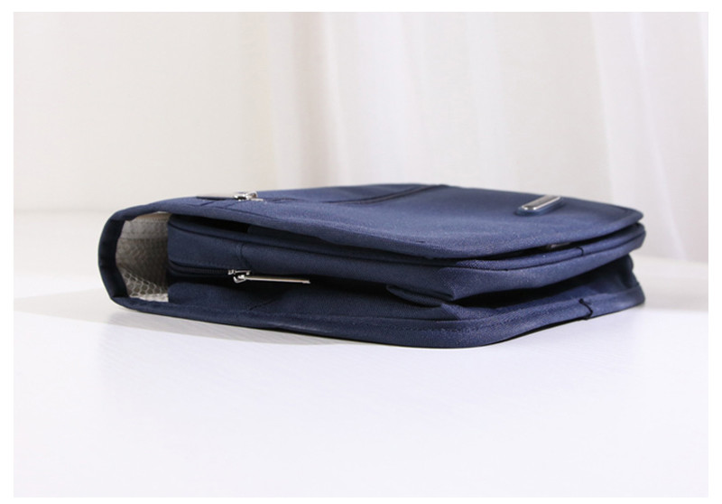 Waterproof Depth 10cm Cosmetic Makeup Bag With Plastic Hook