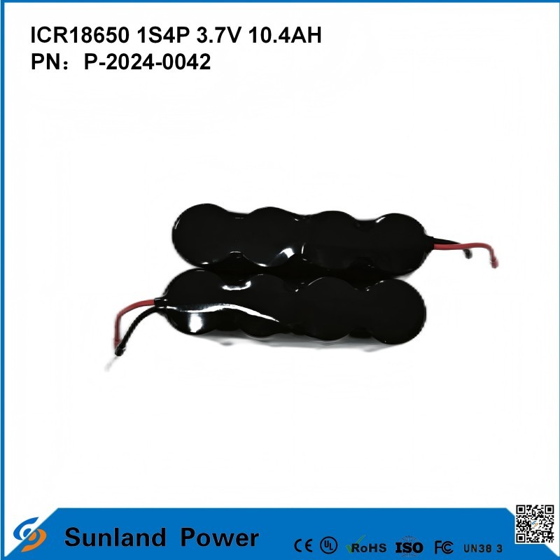 ICR 18650 1S4P Battery For A Versatile, High-Capacity Lithium Battery Solution ，Meeting the long battery life requirements for multiple devices