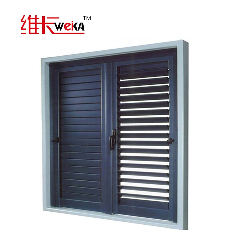 Handle Louver Window Made Of Energy Saving Material With Practicality And Hardware