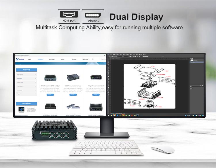 Dual Display,Multitask Computing Ability,easy for running multiple software