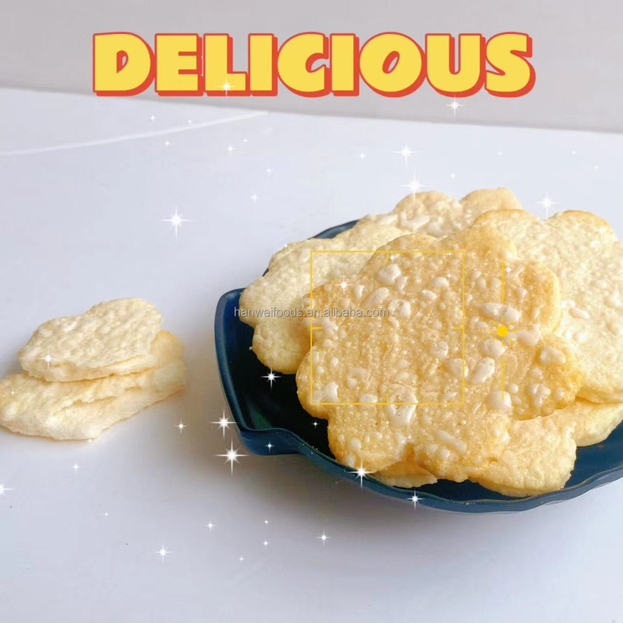 Korean Senbei Shrimp Cakes Baked Shrimp Powder Asian Rice Crackers