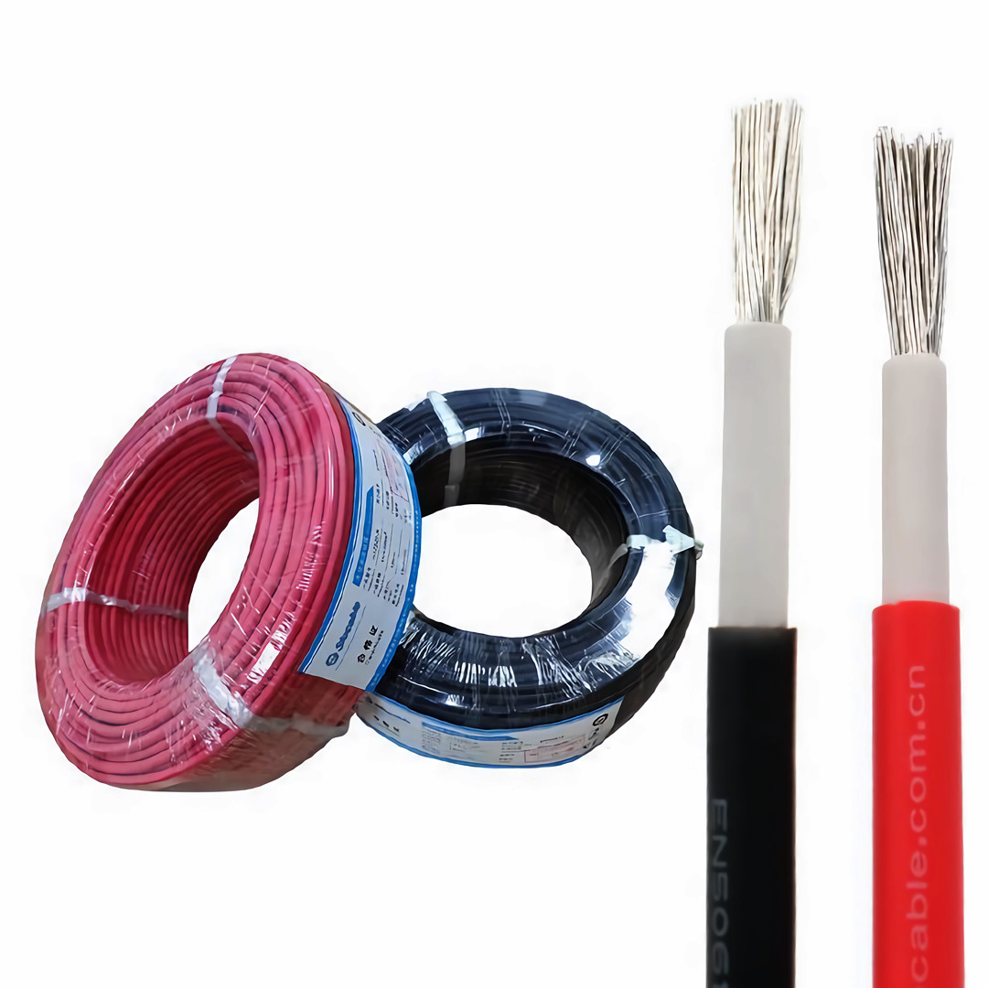 TUV CE Approved 6mm Voltage Copper Conductor PV Cable XLPE Insulation DIN EN 50265-2-1