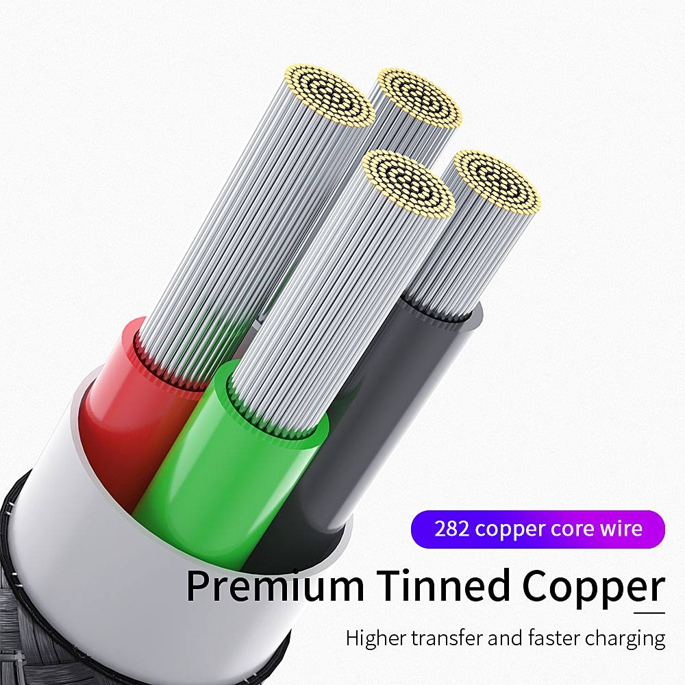 Essager 5A Type C Fast Cable 1M 2M Fast Charging USB 2.0 Data Transfer Type C Cable