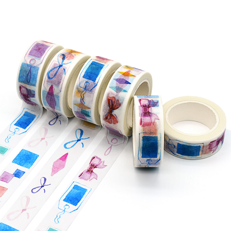 Anti UV Colorful Art Design Width 30mm Decorative Washi Tape