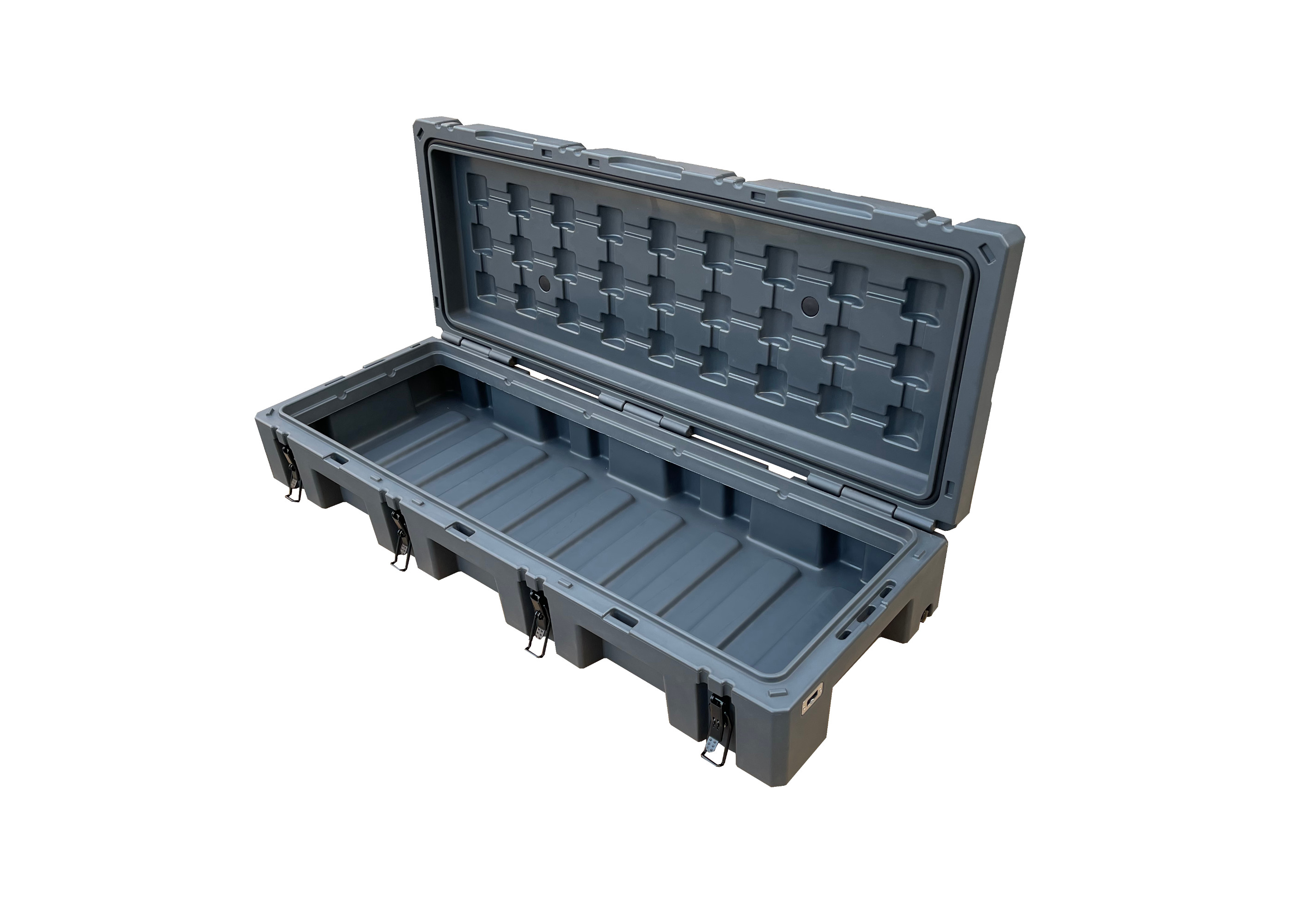 V2+ LLDPE shell Car Top Storage Box Weatherproof 102L Capacity