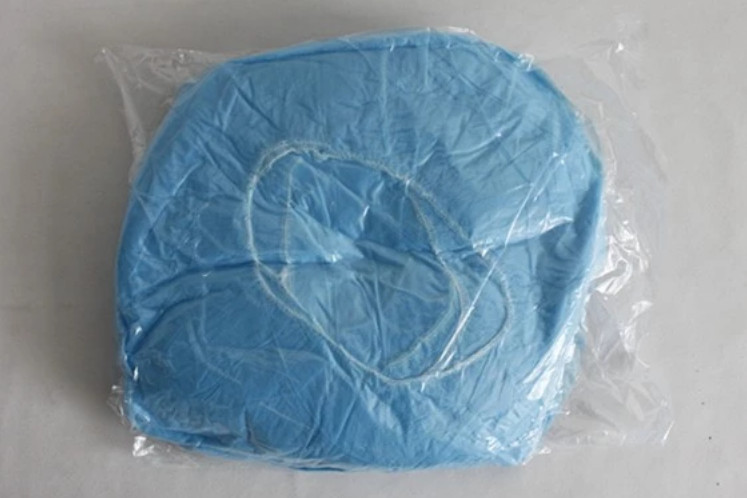 Antiviral CE / FDA Nonwoven Medical Disposable Cap Bouffant Nurse Head Caps
