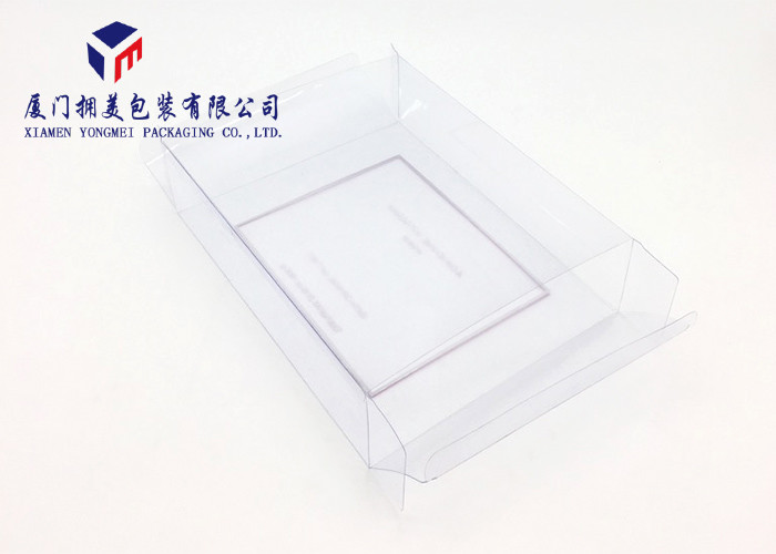 Offset Printing On Front Side Clear Box Packaging For Bath Gift Set 17.6cm Height