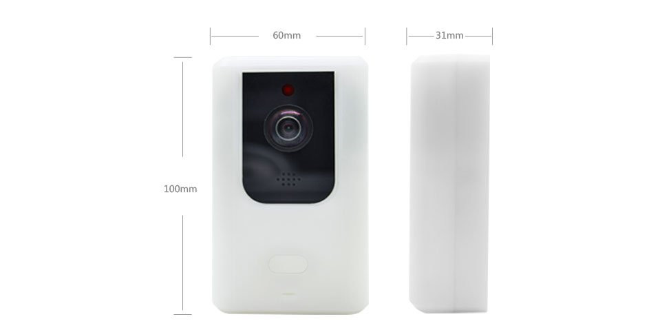 Smart video door phone wifi visual intercom doorbell wireless doorbell video intercom with infrared light CX101